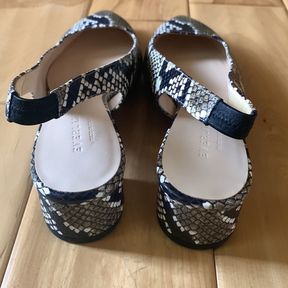Everlane The Editor Slingback Heel, Python Snakes… - image 7